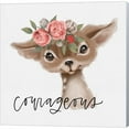 thumbnail image 1 of Great Art Now Courageous Deer by Valerie Wieners, Canvas Wall Art, 24W x 24H, 1 of 2