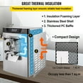 thumbnail image 4 of KFFKFF Commercial Ice Cream Machine 1400W 20/5.3 Gph Hard Serve Ice Cream Maker with LED Display Screen Auto Shut-Off Timer One Flavors Perfect for Restaurants Snack bar Supermarkets, 4 of 9