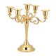thumbnail image 5 of Candelabros De 5 Brazos, Candelabro Vintage, Candelabro De Artesanía De Metal, Soporte De Estilo Retro, Decoración Del Hogar Para Fiesta De Boda, 5 of 7
