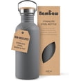 thumbnail image 1 of Shiyou-bouteille d'Eau Non Isolée 32 oz, Bouteille d'Eau en Métal Gris, Bouteille d'Eau en Acier Inoxydable à Paroi Simple, Bouteille d'Eau Réutilisable, Bouteille d'Eau Portable, Bouteille d'Eau Sans BPA 32oz, 1 of 4