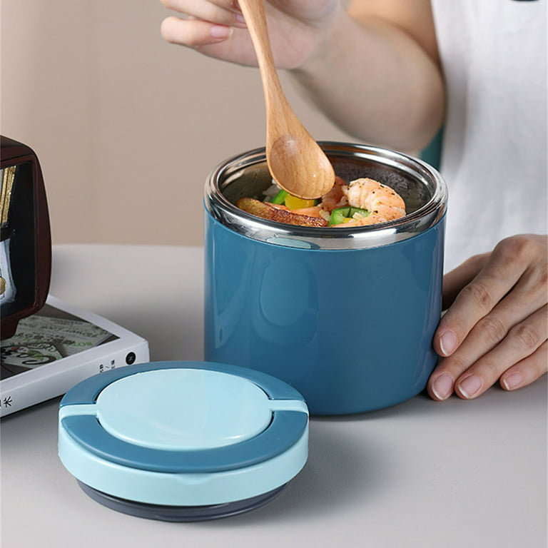 Bento Box,Hot Container With Handle, 1000Ml Stainless Steel Food Heating  Container, Food Container, Keep Warm Container, Breakfast Cup, Soup Bowl 