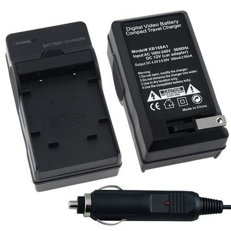 Insten Compact Battery Charger Set For Olympus Li-40B /  Nikon EN-EL10 /  Fuji NP-45 / Pentax
