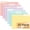 6 Soft Colors, variant on 30 Pack Manilla Folders 8.5 x 11, Colored File Folder Home Office School Supplies for Documents Files Paper, Red