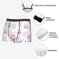 thumbnail image 3 of Vsdgher Heart Rabbit Pattern Men's Boxer Brief Underwear,Soft Funny Underwear for Men-Medium, 3 of 5