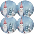 thumbnail image 2 of Dreamtimes Christmas Green Gnome Placemats Set of 6 Non-Slip Heat Resistant Dining Table Place Mats Washable Kitchen PVC Weave Table Mats, 2 of 6