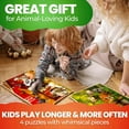 thumbnail image 2 of QUOKKA 4SET Wooden Puzzles for Kids 3-6 - 48 Pcs Toddler Realistic Puzzles with Animals & Ocean, 2 of 6