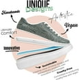 thumbnail image 5 of DOGO Wedge Sneakers for Women - Handmade and Vegan Leather Platform Sneakers for Women, Unique Chunky Sneakers Lemur Design, Size 6, 5 of 5