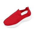 thumbnail image 2 of Bkhluea Women Knit Slip On Walking Shoes Lightweight Comfortable Footwear For Daily Travel Outdoor Activities, 2 of 7