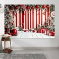 thumbnail image 4 of 7 x 5 ft Christmas Backdrop Red Cane Candy Winter Xmas Tree Gift Photography Background Baby Shower Cake Crush Newborn New Year Eve Party Holiday Photo Banner Props, 4 of 5