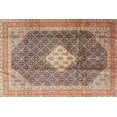 thumbnail image 1 of Ahgly Company Machine Washable Indoor Rectangle Traditional Chestnut Brown Area Rugs, 5' x 7', 1 of 7
