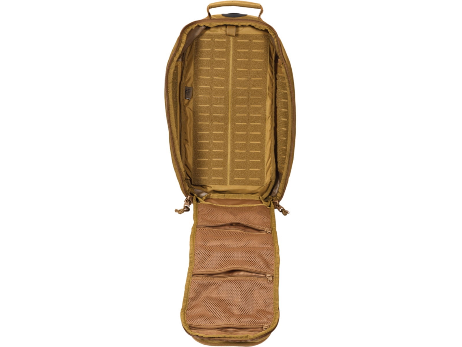 Tasmanian Tiger Modular Sling Pack 20, Sling Bag with MOLLE, YKK Zippers, Hydration Compatible, Coyote