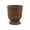16.9 Inch Brown A5, variant on Goblet Woven Planter Urn Shape, Woven Stylish Planter Baskets Bulk Indoor Outdoor Plants Woven Wicker Baskets for Flower Pots Cover and Room Decor