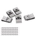 thumbnail image 1 of Solar Panel Cable Clip, Non Oxidized 304 Stainless Steel Metal Wire Clip Easy Installation Removal  For Module Frame And Rail, 1 of 8