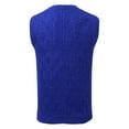 thumbnail image 5 of Men's Sweater Autumn Winter Casual Solid Knit Sweater Vest Sleeveless V Neck Sweater Vest, 5 of 5