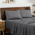thumbnail image 3 of Bare Home Pillowcase Set - Envelope Closure - Premium 1800 Collection - Double Brushed - Ultra Soft - King Size 20x36, Gray, 2 Count, 3 of 8