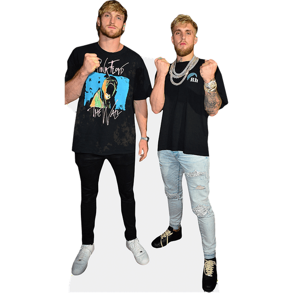 Jake And Logan Paul (Duo 2) Mini Celebrity Cutout