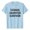 Z1 Light Blue, variant on Tshirts Shirts for Men Letter Print Casual Short Sleeve Crewneck Brown Going Out Fall Tops size XL