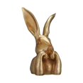 thumbnail image 4 of Adorno de escritorio de de Pascua, adorable escultura de conejo para centro de mesa, figura de conejo para estantería de oficina de granja, 4 of 8