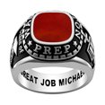 thumbnail image 2 of Order Now for 2025 Graduation, Freestyle Men’s Class Ring – OnyxCarnelianLapis Mother of Pearl Genuine Stone, Personalized, High School or College Graduation, 2 of 10