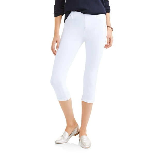 Time and Tru Women's Soft Knit Jegging Capris