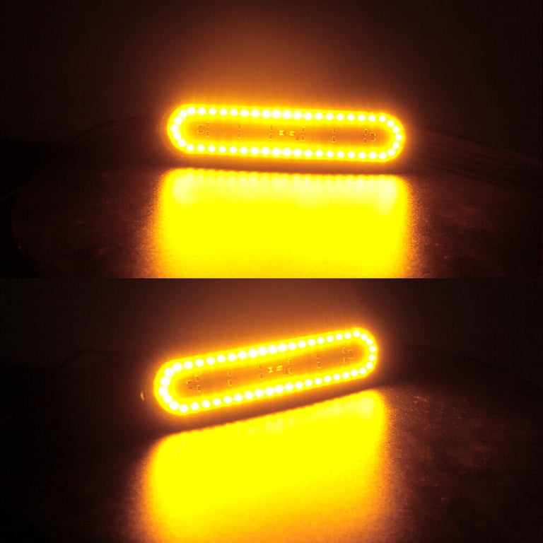 4pc Smoked 48-LED Wheel Fender Side Marker Lamps For 11-up F250-F550 D 4pc Smoked 48-LED Wheel Fender Side Marker Lamps For 11-up F250-F550 D