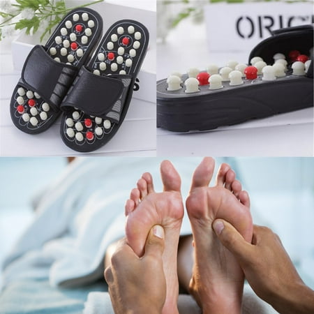 Deal of the Day - Moaere Acupressure Foot Massager Massage Ball Slippers Acupoint Shoes Reflexology Sandals for Men Women Deal of the day