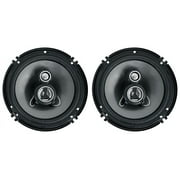 Soundstream AF.653 300-Watt 6.5 in 3-Way Car Audio Speakers, 4-Ohm, Polypropylene Cone, Mylar Midrange and Tweeter, Arachnid Series, for Car Stereo Upgrade, Pair
