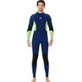 thumbnail image 2 of TureClos Trajes De Neopreno Traje De Buceo De Manga Larga Y Pantalones Traje De Buceo De 1,5 MM Ergonómico Ultra Elástico Profesional Para Snorkel Surf Natación Hombre,Navy S TureClos JD733114906, 2 of 7