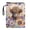 Calf Floral Design, variant on HELLHERO Calf Floral Design Book Cover Sleeve Pouch with Lightweight for Books Lovers Book Organizer Bag Storage & Portability for Bible or Book