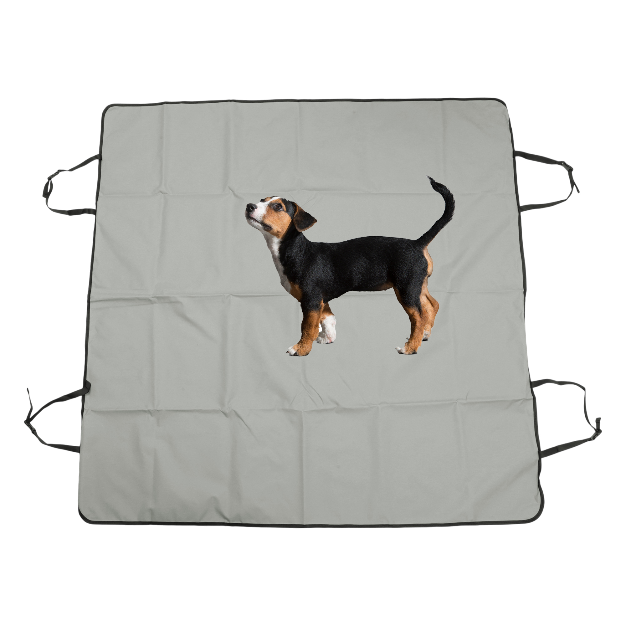 Unique Bargains Durable Waterproof Removable Car Seat Cover for Pets Gray
