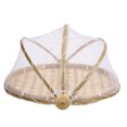 thumbnail image 1 of MasteelfCA Panier de Rangement Fait Main 1 Pce Panier en Bambou Panier Tressé Conteneur Alimentaire, 1 of 7