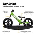 thumbnail image 5 of Strider Sport 2-in-1 Rocking Bike Green - Helps Teach Baby How to Ride a Balance Bicycle - for Kids 6 Months to 4 Years -Easy Assembly & Tool-Free Adjustments, 5 of 8