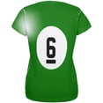 thumbnail image 2 of T-shirt pour Femmes de Costume de Six Balles de Billard d'Halloween, 2 of 2