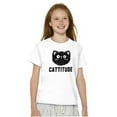thumbnail image 5 of Cattitude Funny Cat Ladies Pet Lovers Girls Kids T Shirt Tees Teen Brisco Brands L, 5 of 6