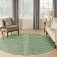 thumbnail image 5 of Nourison Positano 8' x Round Blue Green Modern Indoor/Outdoor Area Rug, 5 of 13