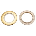 thumbnail image 3 of Unique Bargains Curtain Grommets Plastic 1.5 Inch Inner Dia Drapery Eyelet Rings Gold Tone 12pcs, 3 of 5
