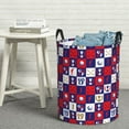 thumbnail image 6 of Fuzoiu golf Print Circular Hamper,Laundry Basket with Handle,Collapsible Laundry,Dirty Clothes Storage Basket,for Bedroom Bathroom Dorm Living Room-Small, 6 of 6