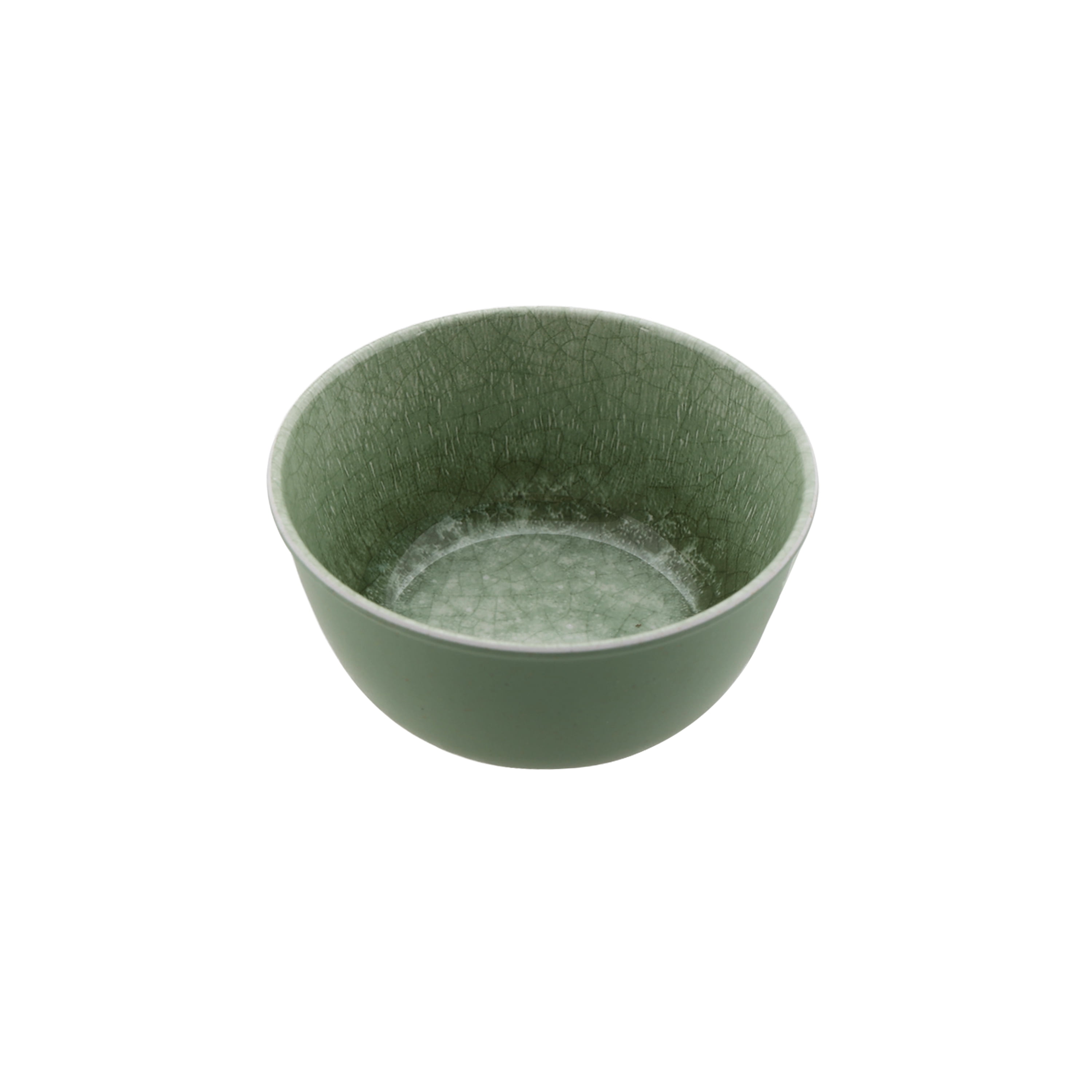 Better Homes and Gardens 2-Piece Bamboo Melamine Green Reactive Dip Bowl Set