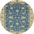 thumbnail image 1 of Ahgly Company Tapis d'Intérieur Ronds Abstraits Verts Orientaux, 4 Pieds Rond, 1 of 6