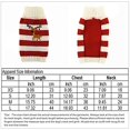 thumbnail image 2 of Suéter navideño para mascotas, ropa fea clásica de vacaciones para perros pequeños y medianos, ropa de invierno cálida con dibujos animados para cachorros, gatos y perros, prendas de punto (XS) rojo, 2 of 4