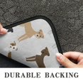 thumbnail image 6 of Bulldog Dog Door Rugs,Washable Non Slip Door Mats Indoor,Decorative Door Mats,Entry Mat Indoor for Entrance,Bedroom,Kitchen,Bathroom,30"x17", 6 of 6