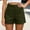 Army Green, variant on JUSLIO Shorts Women,High Waist 5" Mid-Length Shorts,Twill Suit Shorts,Lightweight with Pockets,Army Green,Size L
