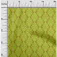 thumbnail image 2 of oneOone Viscose Jersey Dark Mustard Fabric Damask Sewing Craft Projects Fabric Prints By Yard 60 Inch Wide, 2 of 5