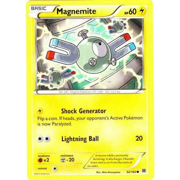 Pokemon BREAKthrough Magnemite #52