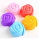 thumbnail image 4 of Moldes de silicona para hornear cupcakes, 24 moldes de silicona reutilizables, incluyendo redondos, rectangulares, cuadrados, flores, silicona de grado alimenticio sin BPA, 4 of 5