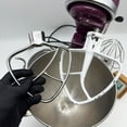 thumbnail image 4 of Batidor plano de repuesto para KitchenAid 4.5-5 cuartos Mezcladores de soporte de cabeza inclinable 18/8 accesorios de acero inoxidable, sin revestimiento, apto para lavaplatos, 4 of 5