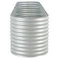 thumbnail image 4 of vidaXL Garden Raised Bed 157.5"x31.5"x31.9" Galvanized Steel Silver, 4 of 8