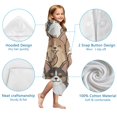 thumbnail image 7 of Corgi Crowd Hooded Bath Towel，50"x30" for Ages 3 To 12 Kids, Quick Dry Lightweight Soft Microfiber Hood Beach Towel Cover Up for Kids, 7 of 7