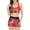 Red@GC@, variant on CONZONE Womens Bikini Sets With Shorts 2 Peice Swimsuits for Women High Waisted Graphic Lightweight Summer Beach Bathing Suits