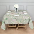 thumbnail image 5 of 42x42 Inch Waterproof Square Tablecloth, Thickened Polyester Table Cover for Dining & Parties, Floral Print, 5 of 6